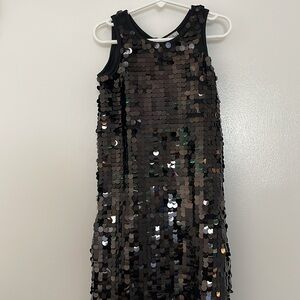 Chasing fireflies black sequin party dress